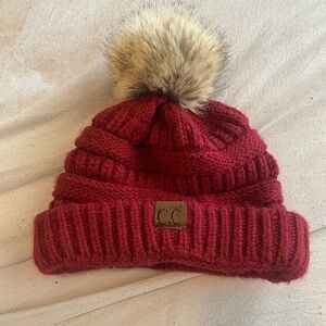 Red C.C. Beanie